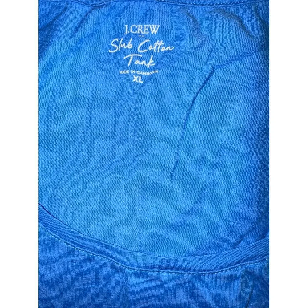 JCREW SLUB COTTON TANK SIZE XL